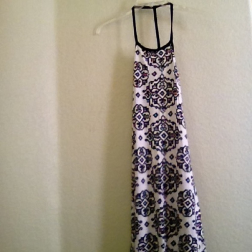 Indian print BooHooFaye printed satrapy back maxi